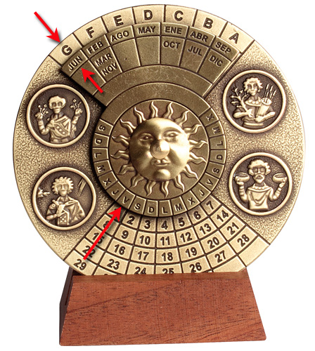 Perpetual Calendar from Geodus.